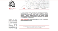 Desktop Screenshot of medusatranslations.co.uk